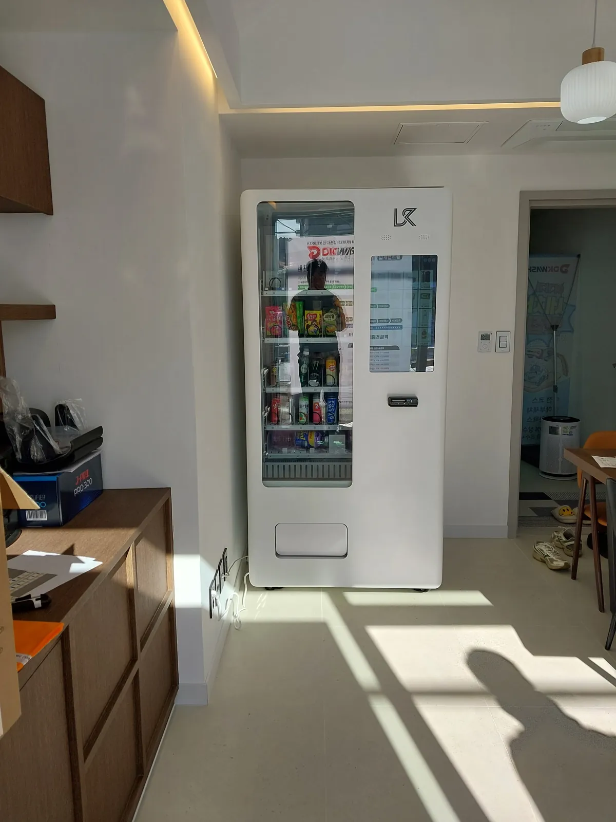 세차용품 자판기 설치 사진